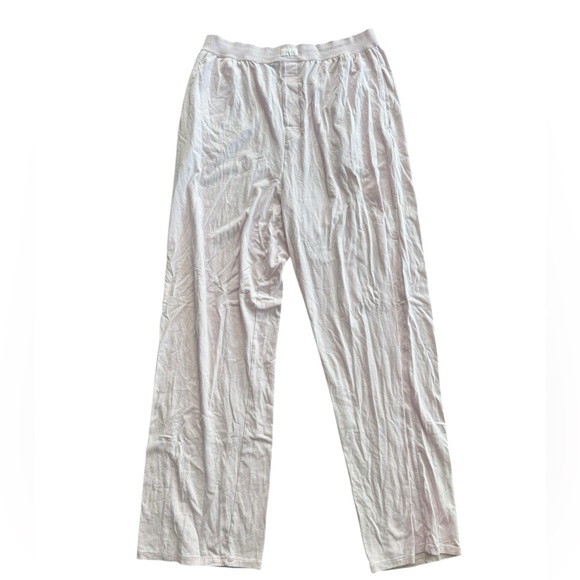 Skims Boyfriend Collection Long Sleeve and Boxer Pant Pajamas - Picture 10 of 11